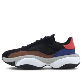 Puma Alteration Premium Leather Black Blue Red 371597-01