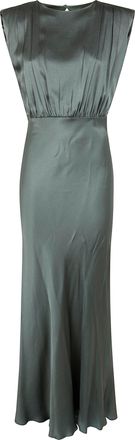 Semicouture Satin Long Dress