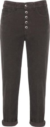 Dondup Pantalones de pana - Jeans - Mujer - Marr&oacute;n - W26