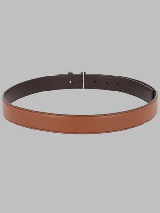 Hogan Leather T-Buckle Belt - Brown
