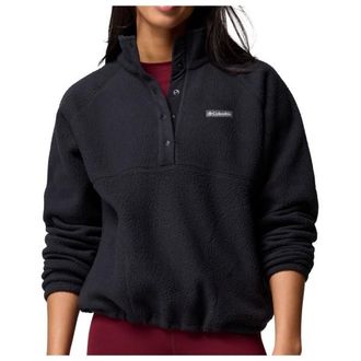 Columbia Jasper Ridge Pebbled Fleece Half Snap Fleecepullover f&uuml;r Damen | schwarz