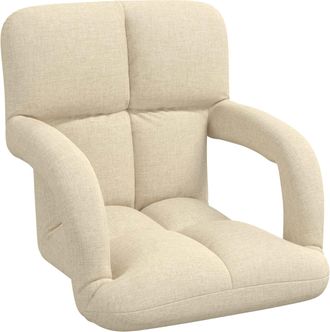 vidaXL Sill&oacute;n De Suelo Ajustable Con Reposabrazos Vidaxl