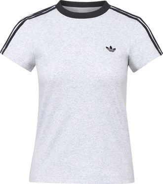 adidas (WMNS) adidas Tailored Cali T-Shirt Asia Sizing Light Grey Heather KT7791