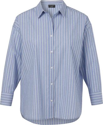 Via Appia Due Camicia a Righe - - Blouses & Shirts - Donna - Blu - 5XL