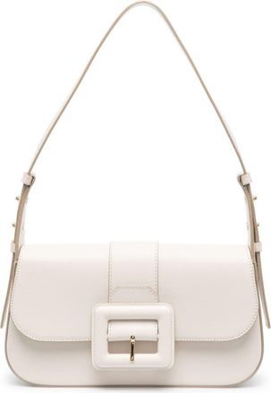 Bally buckle-detail leather shoulder bag - women - Calf Leather - One Size - Neutrals