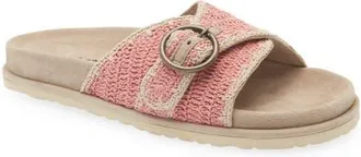 Laidbacklondon Reef Slide Sandal in Rose/natural at Nordstrom, Size 41