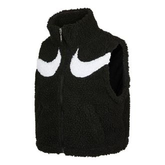 Nike (WMNS) Nike Athleisure Casual Sports Stay Warm Stand Collar Vest Black DH1092-010
