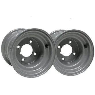 OEM Llantas De Acero 7.00x8 - 4 Agujeros - Gris - Para Cortac&eacute;sped, Quad, Bicicleta, Tractor