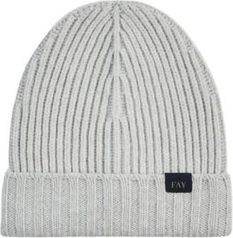 Fay Donker IJs Engelse Stijl Hoed - Heren - Hoeden - Blauw - ONE Size - Accessoires