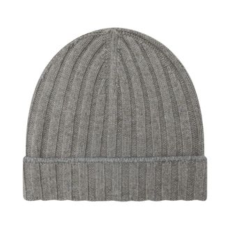 Brunello Cucinelli Accessoires, unisex, Grijs, L, Beanies