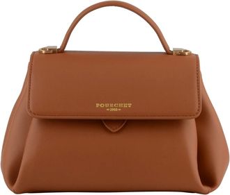 Pourchet Dames, Tassen, Bruin, Maat: ONE Size Leer