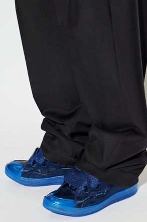 Lanvin Curb Sports Shoes, Mens, Navy Blue