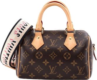 Louis Vuitton Brown Monogram Canvas Speedy Bandouliere 20 (Authentic Pre- Loved)