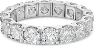 Diana M. Jewels 14kt white gold 2.00 cts round lab grown diamond eternity band in U-prong setting