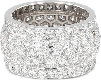 Cartier Anello in oro bianco con diamanti 2012 - Argento