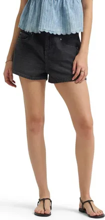 Lee Flirty High Waist Denim Shorts in Dark Memory at Nordstrom, Size 29