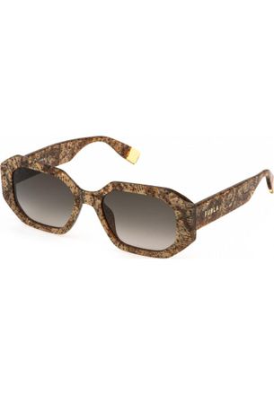 Furla Womens SFU815 54 0V83 Sunglasses - Brown - One Size