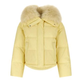 Yves Salomon Chaqueta de plum&oacute;n Army - Jackets - Mujer - Amarillo - S