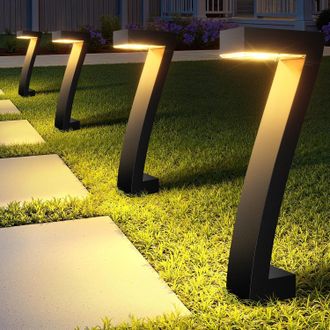 OEM 4 Luces Solares Elegantes Para Exteriores, 1200 Mah, Resistentes Al Agua Ip65, Decoraci&oacute;n De Jard&iacute;n - Otros