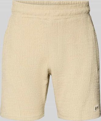 Pegador Shorts mit Label-Patch Modell LIBCO in Sand, Gr&ouml;&szlig;e XXL