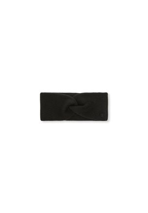 Calvin Klein Stirnband CALVIN KLEIN CK FINE RIB TWIST HEADBAND, Damen, schwarz, Strick, Viskosemischung, unifarben, M&uuml;tzen Stirnband, aus weichem Strick
