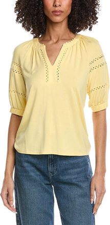 Nicole Miller Solid Blouse