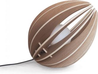 Gone's Lámpara de mesa de roble natural cable negro