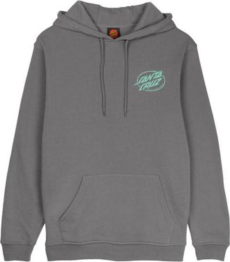 Santa Cruz Wooten Cyber Hood Hoodie für Herren | grau
