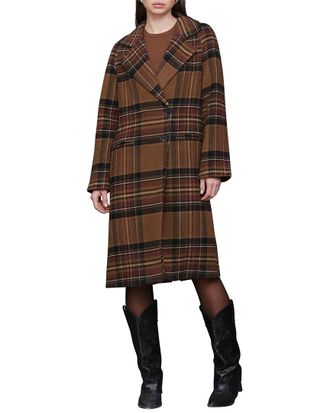 Avec Les Filles Relaxed Double Face Walker Coat