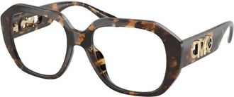 Michael Kors Valletta Brillen - Dames - Brillen - Bruin - 52 MM - Nylon - Accessoires