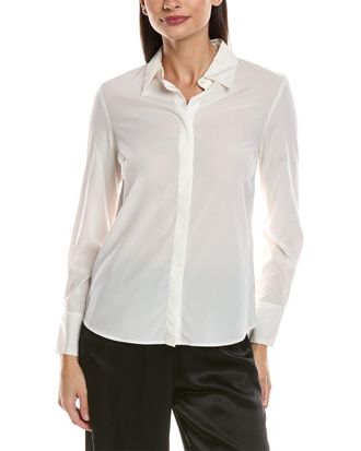 PESERICO Silk-Blend Blouse