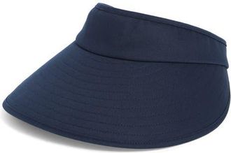 Favorite Daughter Wide Brim Twill Visor in Navy at Nordstrom