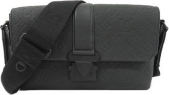 Louis Vuitton Pre-owned Borsa a Spalla S Cape Messenger Monogram Taurillon - - Pre-owned - Donna - Nero - ONE SIZE