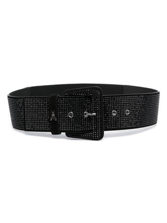 Patrizia Pepe Cintura con strass - Nero