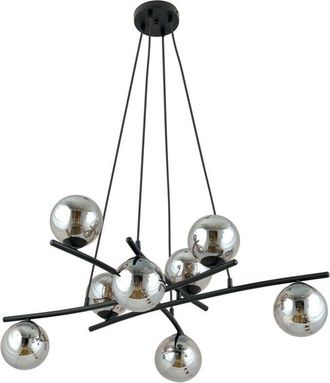 Wonderlamp L&aacute;mpara Colgante Lotra Grafito (8 Luces)