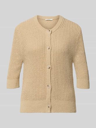 OPUS Strickshirt mit 1/2-Arm Modell Donousa in Camel, Gr&ouml;&szlig;e 36