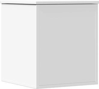 vidaXL Caja De Almacenaje Madera De Ingenier&iacute;a Blanca 40x42x46 Cm Vidaxl