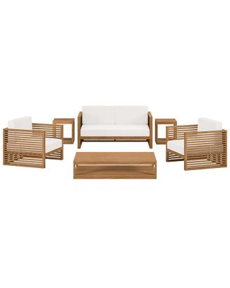 ModWay Carlsbad 6-Piece Teak Outdoor Patio Set