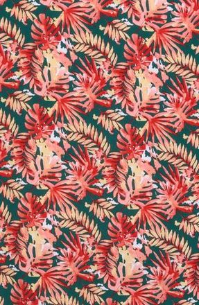 Nordstrom Rack Printed Pareo in Green Coral Palm Multi at Nordstrom Rack