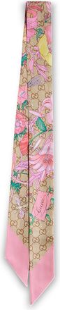 Gucci FLORA SCARF IN PRINTED SILK - Gucci - Woman