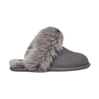 UGG Scuff Sis Pantoffels Charcoal - Dames - Pantoffels - Grijs - 36 EU - Wol - Schoenen