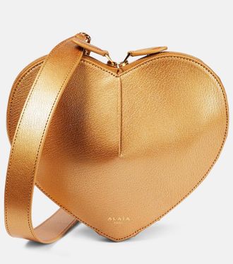 Alaia Ala&iuml;a Le Coeur leather shoulder bag
