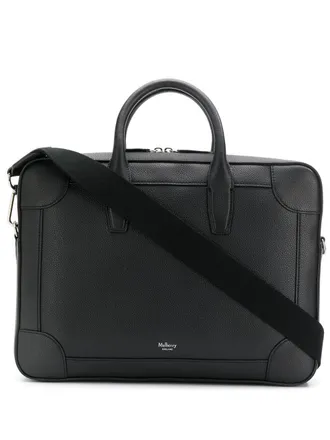 Mulberry Belgrave Briefcase - men - Leather - OS - Black