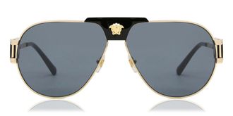 Versace VE2252 Asian Fit 100287 Mens Sunglasses Gold Size 63