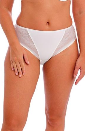 Fantasie Illusion Full Figure Mesh Briefs in White at Nordstrom, Size Xx-Large