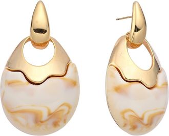 Eye Candy Los Angeles Johanna Statement Drop Earrings in Gold at Nordstrom Rack