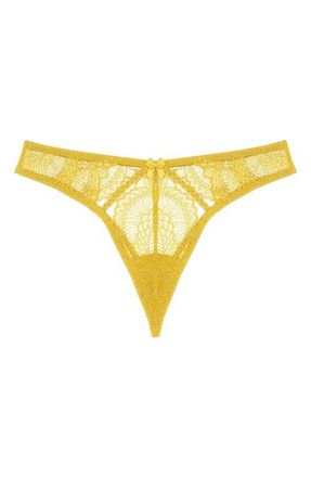 Journelle Natalia Lace G-String Thong in Soleil at Nordstrom, Size X-Small