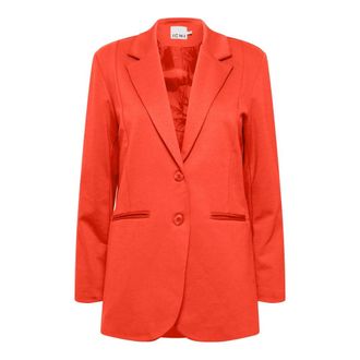 Ichi Ihkate SUS Oversized Blazer - - Jackets - Donna - Rosso - S