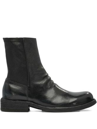 Officine Creative Legrand leather ankle boots - women - Calf Leather/Rubber/Calf Leather - 38 1/2 - Black