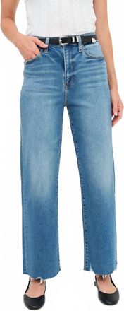 Daze Pleaser High Rise Wide Ankle Jeans In Vibe Check